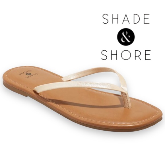 Shade & Shore Shoes - NWT Shade & Shore Women's Ava Thong Sandals - Rose Gold